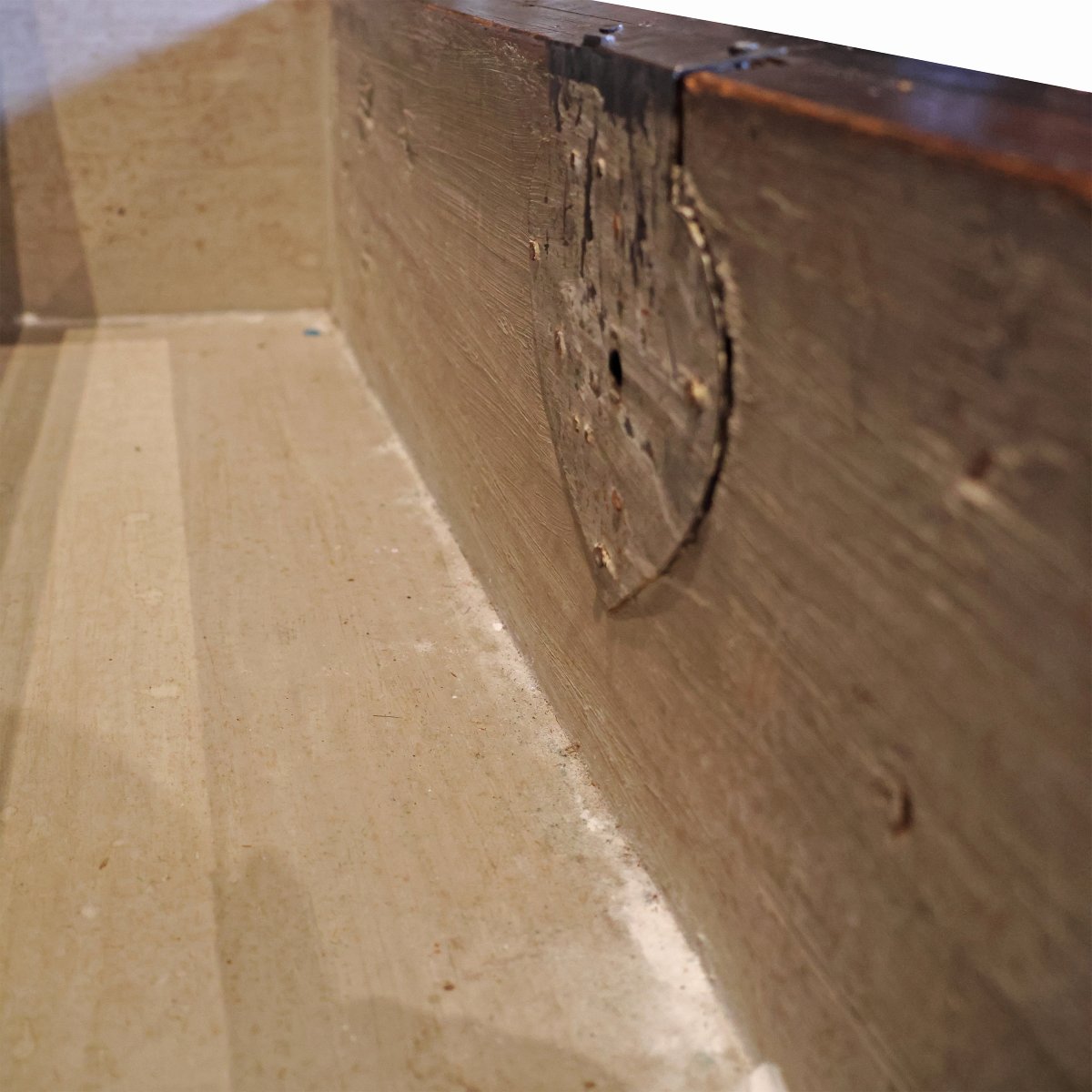 Canterano in legno di noce, colonne tortili, Stato Pontificio, seconda metà XVI secolo-photo-4