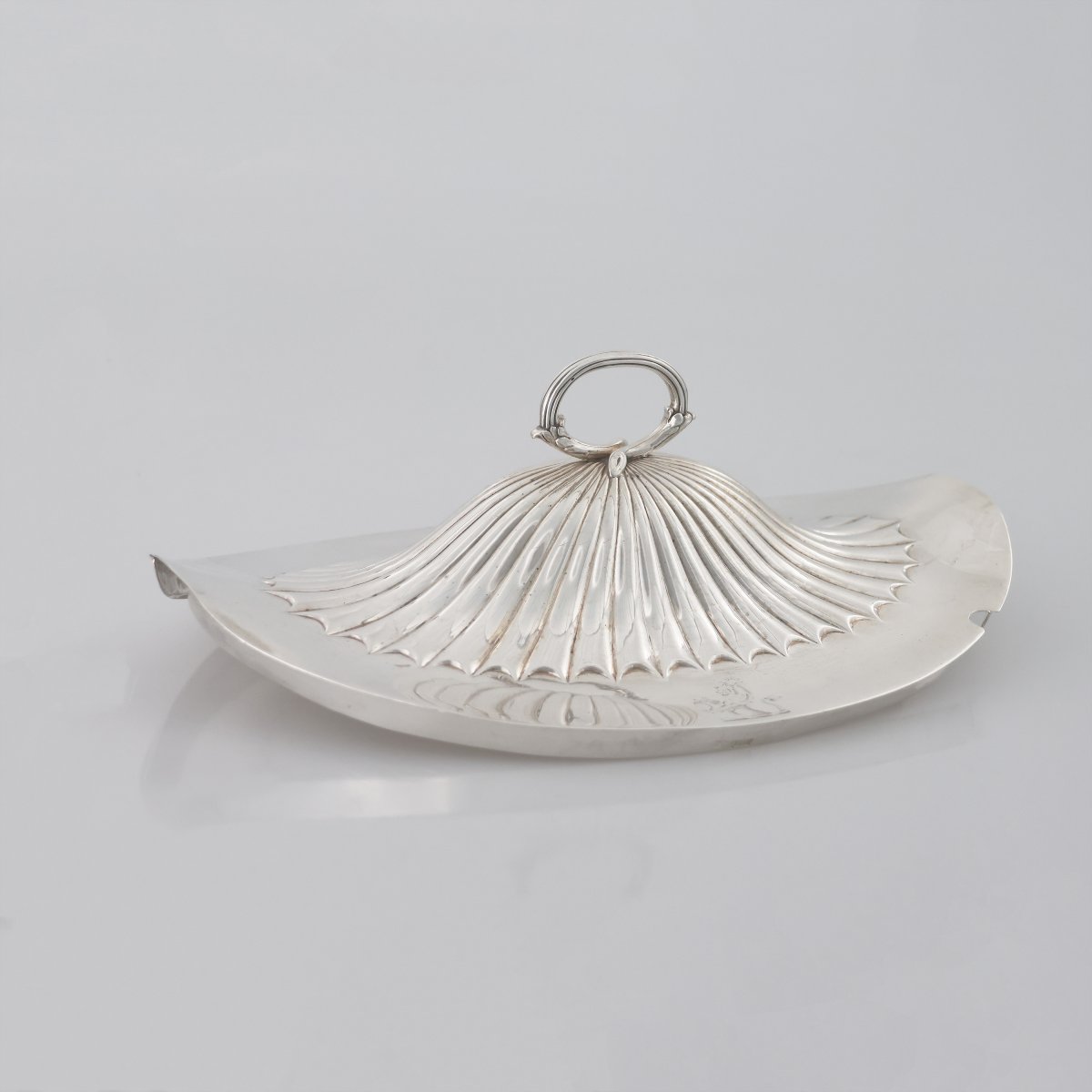Zuppiera e coperchio in argento sterling Giorgio III, Paul Storr, Londra, 1813-photo-1