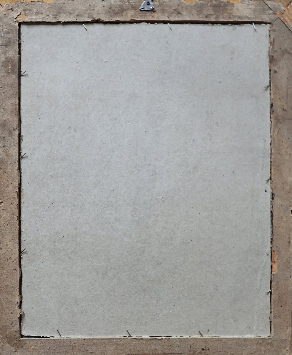 Antoon Van Dyck scuola di, Anversa 1599 - Londra 1641; L'incoronazione di spine, olio su rame-photo-1