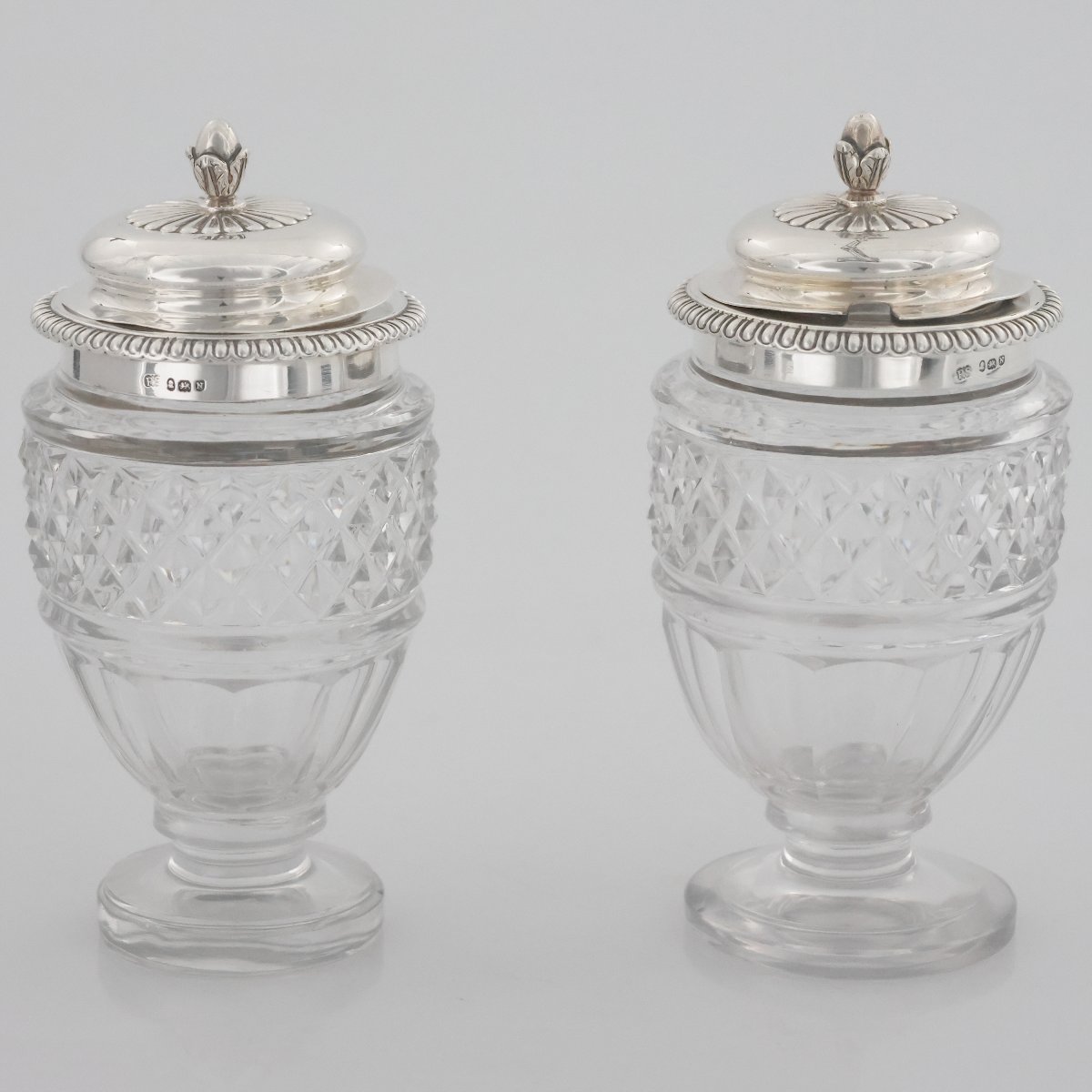 Supporto per condimenti in argento sterling Giorgio III, Paul Storr, Londra, 1808-photo-2
