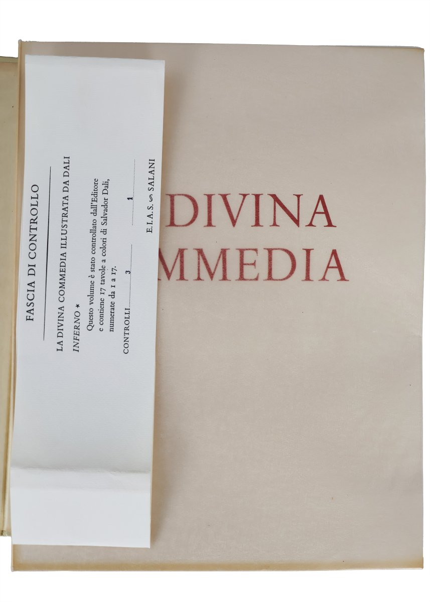 Dante. La Divina Commedia. Illustrazioni di Dalì. Verona: Arti e Scienze, Salani. 1964-photo-4