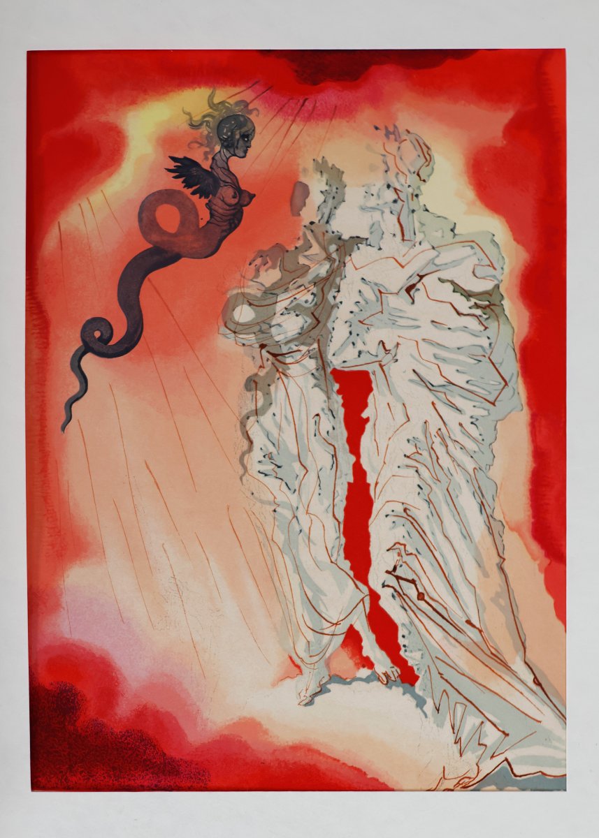 Dante. La Divina Commedia. Illustrazioni di Dalì. Verona: Arti e Scienze, Salani. 1964-photo-3