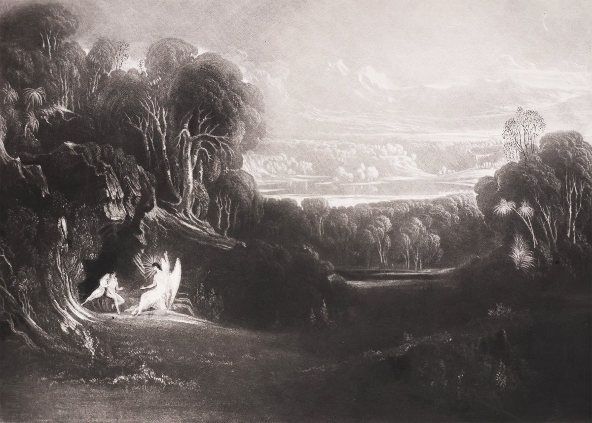 The paradise lost of Milton with illustrations by John Martin.. Henry Washbourne.. 1850-photo-3