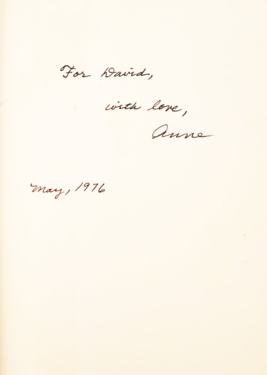 Interview with the Vampire. A novel by Anne Rice. New York, 1976. Signed by the author-photo-2