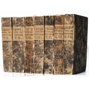 Vasari Giorgio. Vite de più eccellenti pittori, scultori.. Per M. Coltellini, Livorno, 1767