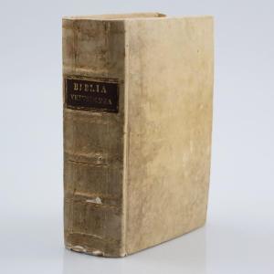 Biblia ad vetustissima exemplaria nunc recens castigata. Venetiis, Nicolai Bevilaquae. 1574