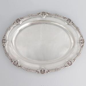 Presentoire in argento sterling Giorgio IV, John Bridge, Londra 1826
