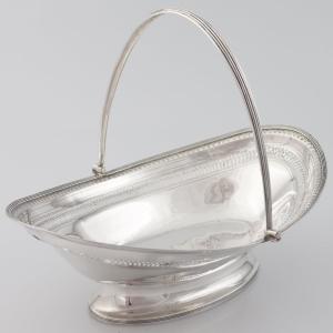 Cestino in argento sterling Giorgio III, Londra, 1792