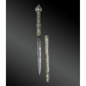 Dagger Called Dha - Burma - Circa 1900