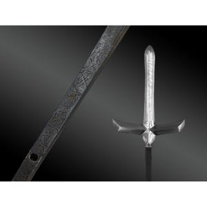 Japanese Spearhead, Yari, Jyu-monji Type Edo Period Edo Period (1603-1868)