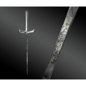 Japanese Spearhead, Yari, Jyu-monji Type Edo Period Edo Period (1603-1868)