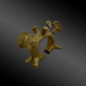 Lost Wax Bracelet, Burkina Africa 20th Century