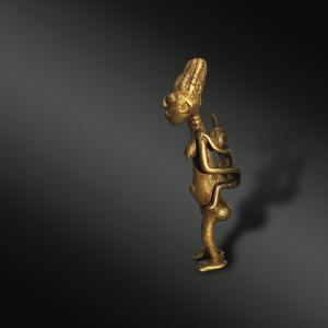 Statuette Depicting A Maternity - Baoulé Culture, Ivory Coast - 19th Century