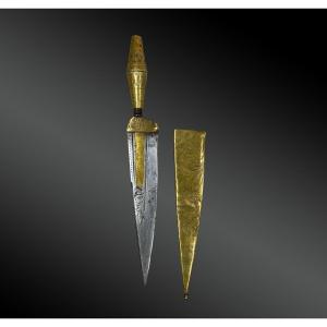 Dagger With Scabbard, Malaga. Spain Early 19th Century