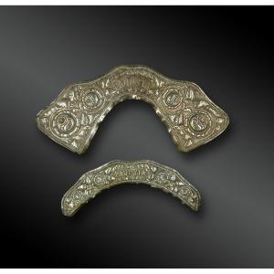 Two Gaucho Saddle Plates - Argentina - Circa 1900