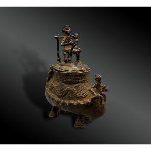 Ointment Pot - Gan Culture, Burkina Faso - End Of The 19th Century