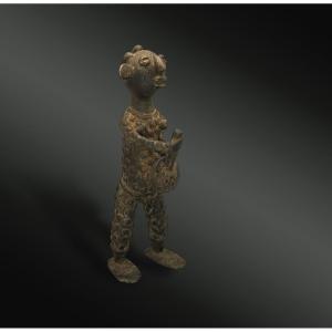 Anthropomorphic Statuette - Duru Culture - Glass, Ghana, Cameroon And Nigeria