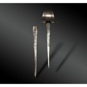 Dagger Called "left Hand" - Toledo, Spain - 1855