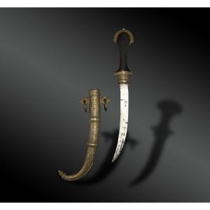 Knife Called Koumia - Morocco, North Africa - Circa 1900