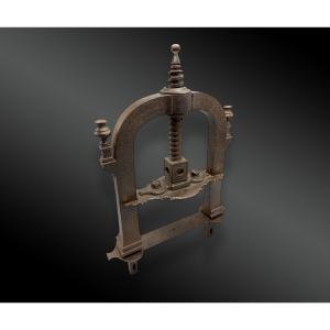 Hand Press, Wrought Iron France XVIIIth