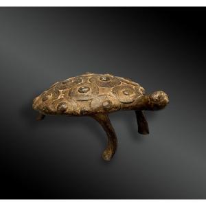 Statuette Representing A Turtle - Ashanti Culture, Mali - First Half Of The 20th Century