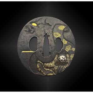 Tsuba Nagamaru Gata. Japan – Edo Period (1606 – 1868)