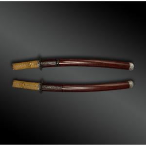 Saber Called Wakizashi Signed Sōshū Jū Hiromasa - Japan - Muromachi Period (1336-1573) 