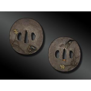 Set Of Tsuba For Daisho - Japan - Edo Period (1603-1868)