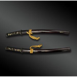 Saber Called Wakizashi Signed Bunju - Japan - Edo Period (1603-1868)