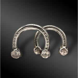 Pair Of Bracelets Called Khalkhel - Algeria - End Of The 19th Century - Beginning Of The 20th Century