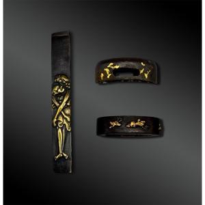 Fuchi, Kashira And Kotsuka Set - Japan - Edo Period (1603-1868)