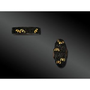 Fuchi And Kashira Set - Japan - Edo Period (1603-1868) - 18th Century