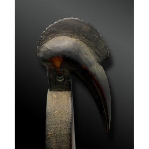 Pulley Stirrup For A Weaving Loom, Animated With A Hornbill Head, Senufo Culture, Ivory Coast 