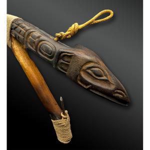 Bird-shaped Fishhook - Tlingit Culture, British Columbia - 20th Century