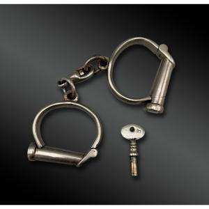 Pair Of Handcuffs Or Restraints - United States - Circa 1940