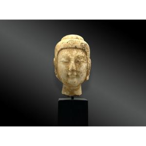 Head Of Buddha - China, Sui Dynasty, Late 6th – Early 7th Century