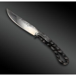 Fully Folding Knife Signed Jfg - France - 20th Century