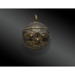 Elephant Bell Or Jingle. Burma, 19th Century. Bronze