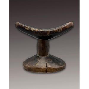 Neck Support - Chokwe?, Angola/democratic Republic Of Congo - Late 19th Century