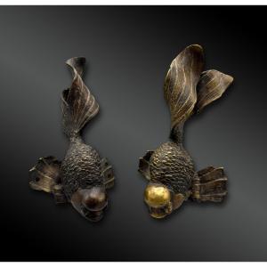 Pair Of Handles - Mandalay, Burma - 20th Century