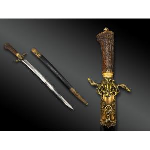 Hunting Dagger - France - 19th Century