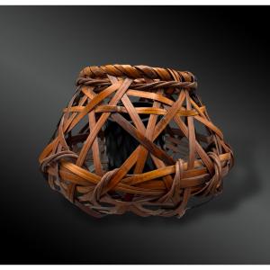 Basket For Ikebana Called Hanakago Shichiku - Japan - Late Meiji Era (1868-1912) 
