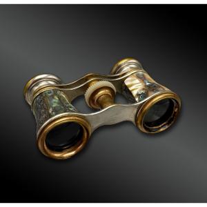 Pair Of Opera Glasses Or Theater Glasses Chevalier Optician - Paris, France - Circa 1900