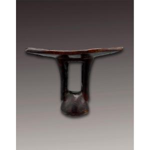 Neck Rest - Banio (me'en) Tishana, Ethiopia - First Half Of The 20th Century
