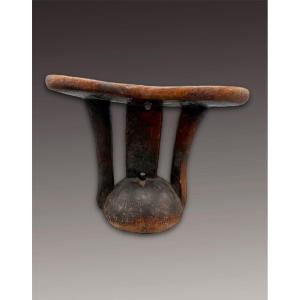 Neck Rest - Banio (me'en) Tishana, Ethiopia - First Half Of The 20th Century 