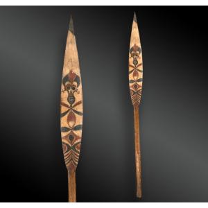 Dance Pagaie Solomon Islands Archipelago. Buka Island. North Bougainville, Melanesia