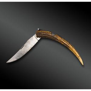 Folding Hunting Knife - France - 20th Century