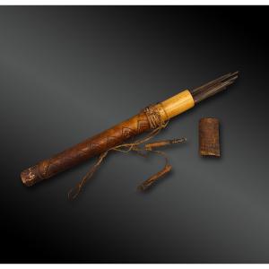 Quiver And Its Nineteen Blowgun Arrows - Yanomami Indians, States Of Roraima And Amazonas