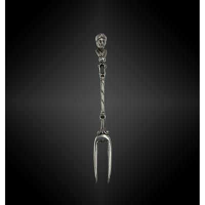 Figurative Fork Probably Netherlands, XVIIIth Century 