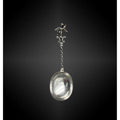 Spoon Figuring A Putto Probably Netherlands, XVIIth Century